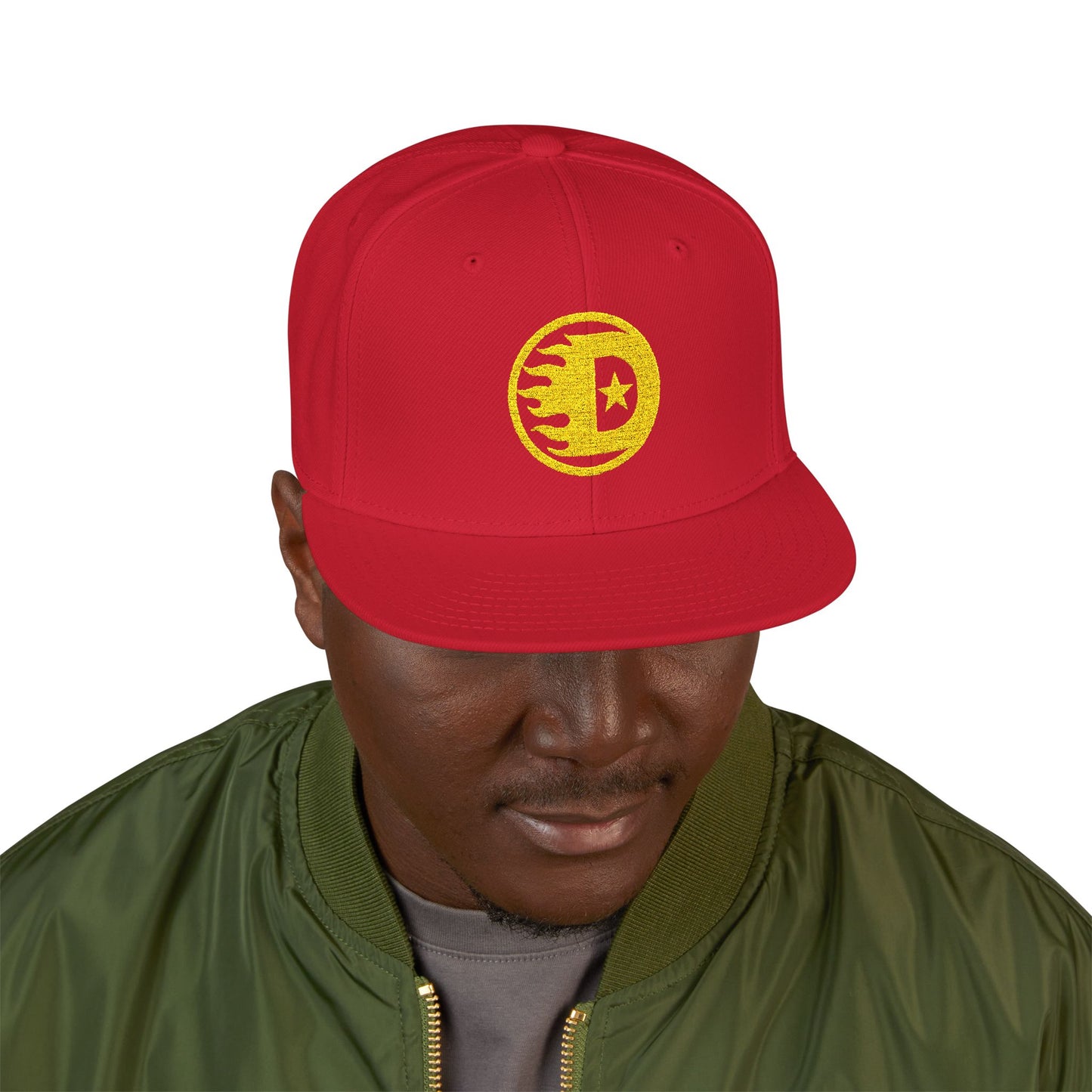 Flaming D Logo tm Embroidered Snapback - Started In Detroit Clothing Co.