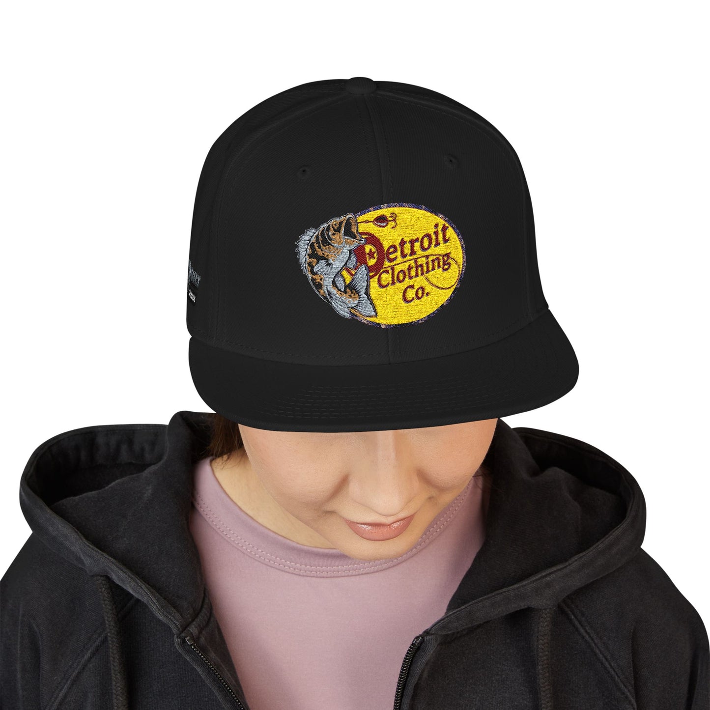 Detroit Clothing Company Embroidered Snapback Cap - Started In Detroit Clothing Co.