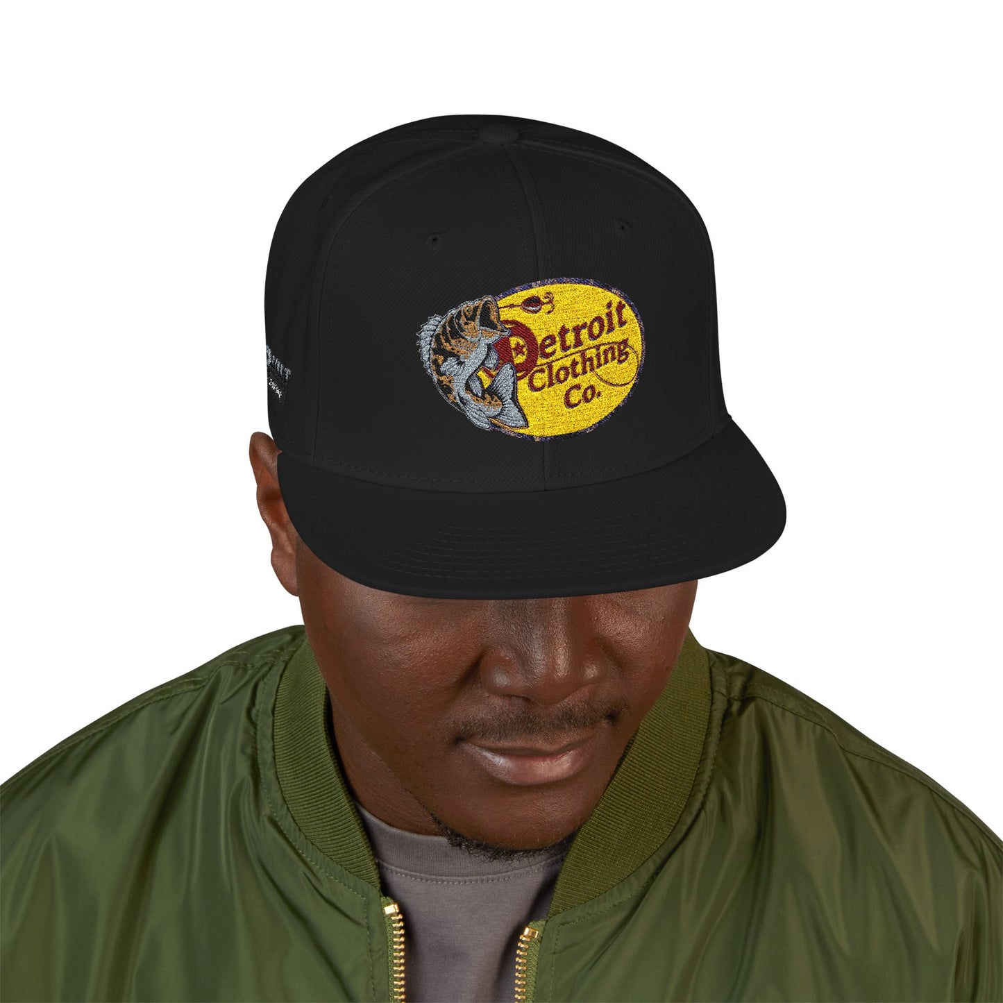 Detroit Clothing Company Embroidered Snapback Cap - Started In Detroit Clothing Co.
