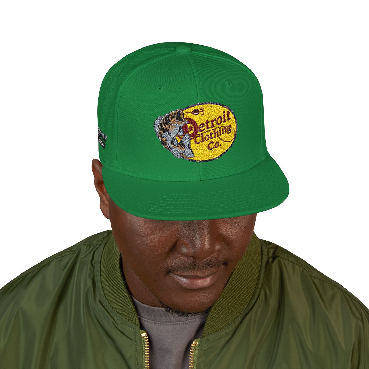 Detroit Clothing Company Embroidered Snapback Cap - Started In Detroit Clothing Co.