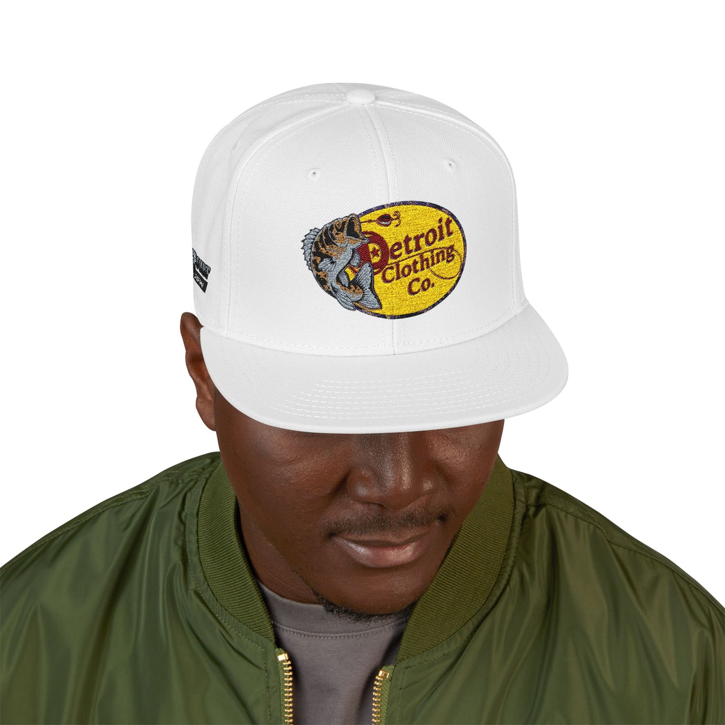 Detroit Clothing Company Embroidered Snapback Cap - Started In Detroit Clothing Co.