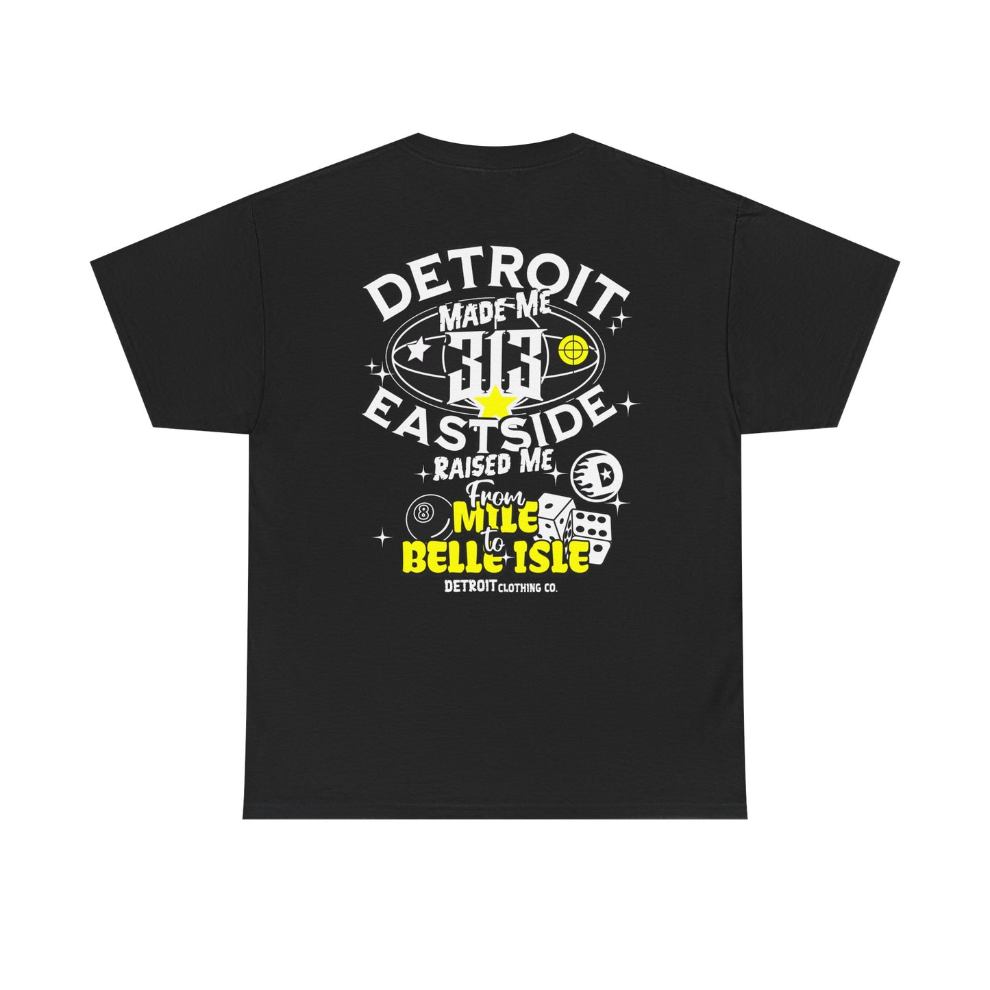 Detroit Clothing Unisex Tee - East Side Raised Me - Started In Detroit Clothing Co.