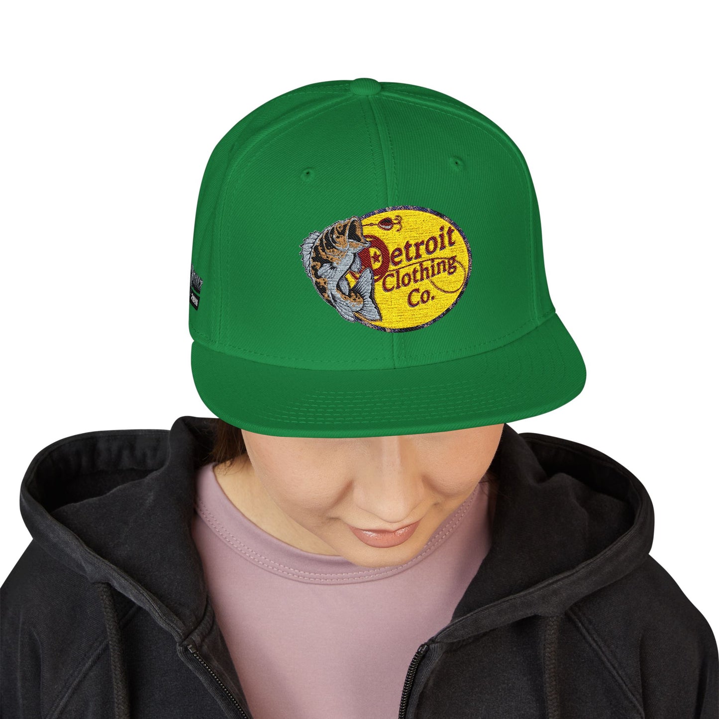 Detroit Clothing Company Embroidered Snapback Cap - Started In Detroit Clothing Co.