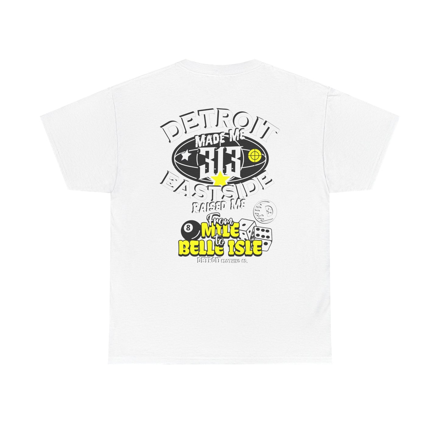 Detroit Clothing Unisex Tee - East Side Raised Me - Started In Detroit Clothing Co.
