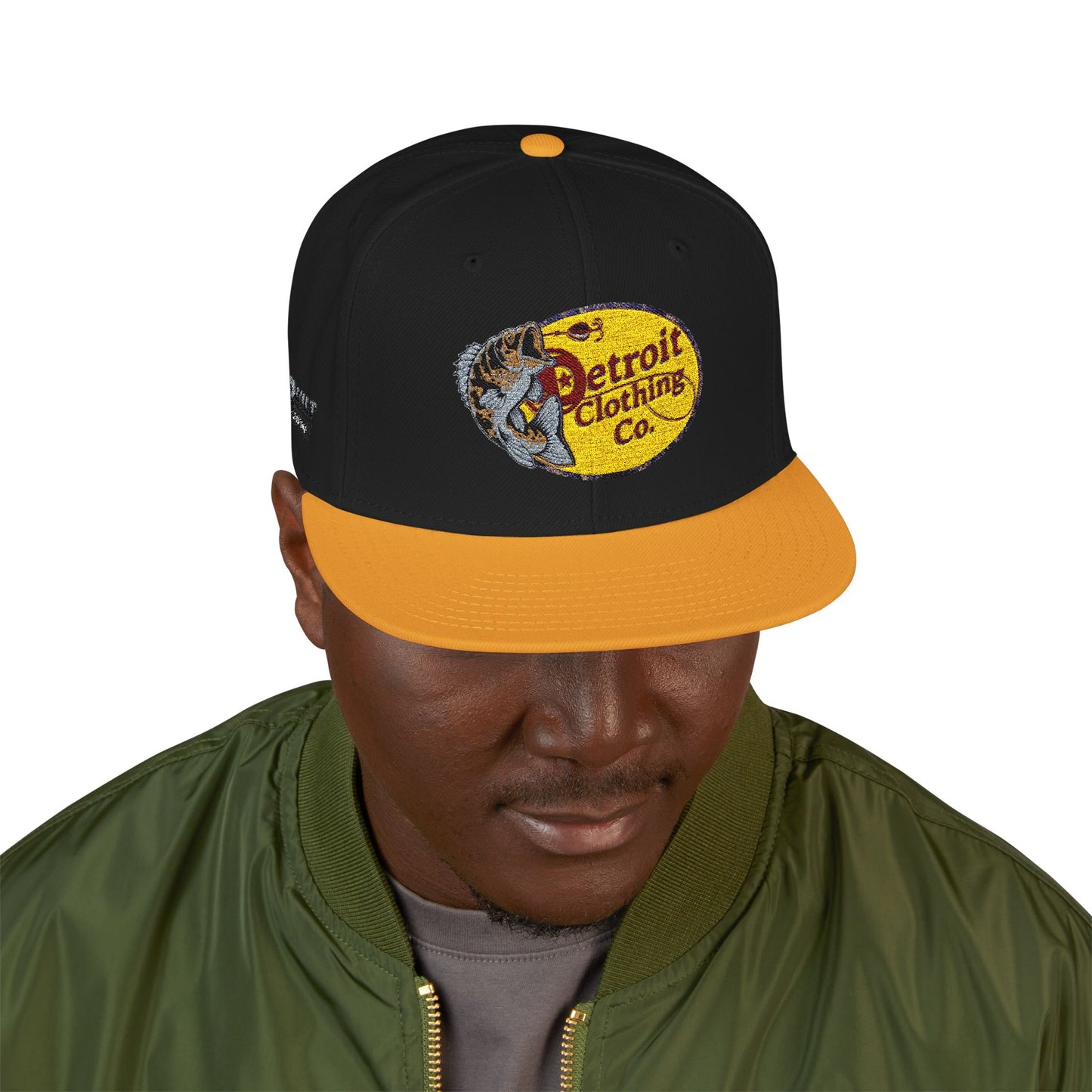Detroit Clothing Company Embroidered Snapback Cap - Started In Detroit Clothing Co.