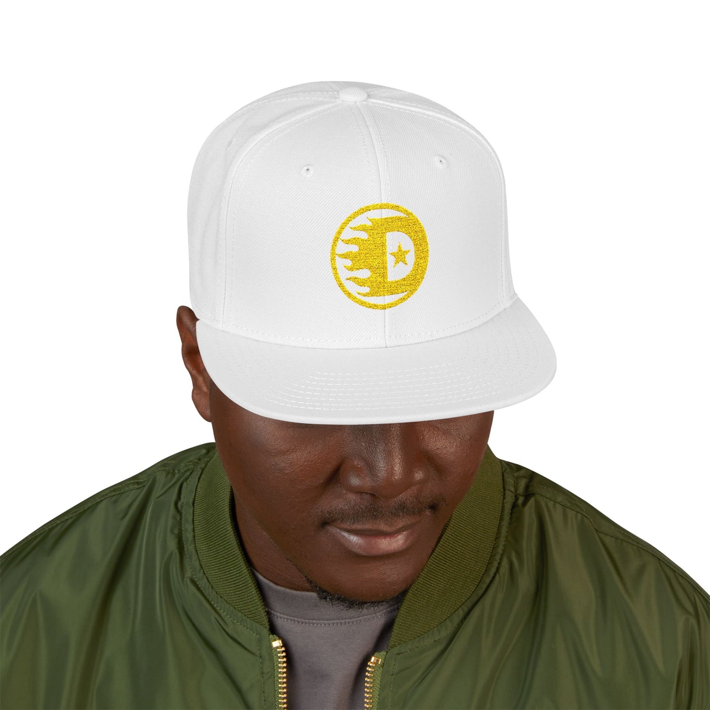 Flaming D Logo tm Embroidered Snapback - Started In Detroit Clothing Co.
