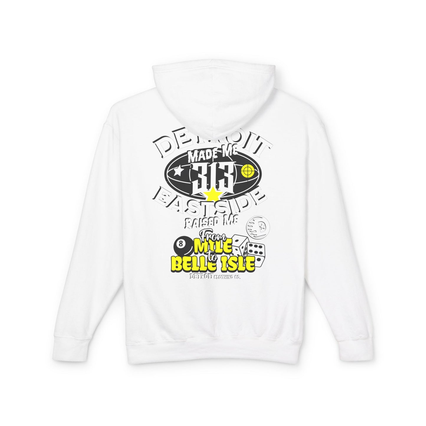 Detroit Clothing Company Original - East Side Raised Me Hoodie - Started In Detroit Clothing Co.