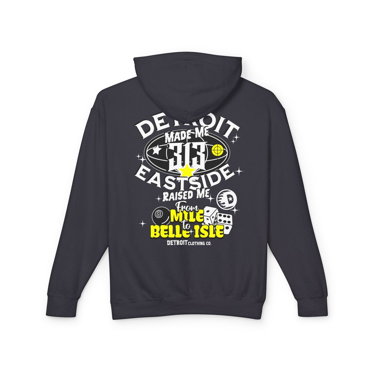 Detroit Clothing Company Original - East Side Raised Me Hoodie - Started In Detroit Clothing Co.
