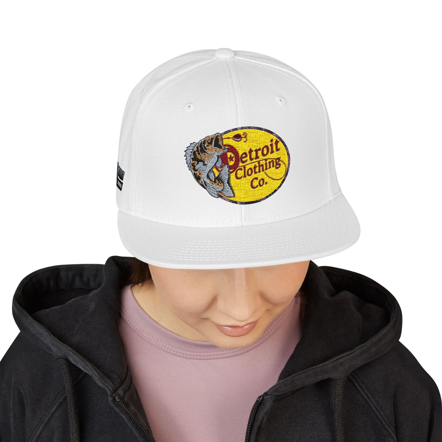 Detroit Clothing Company Embroidered Snapback Cap - Started In Detroit Clothing Co.