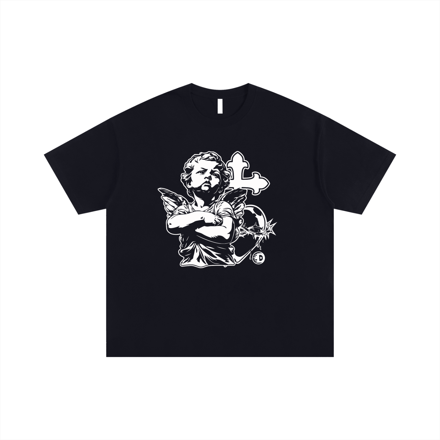 Detroit,Angel streetwear,religious streetwear,detroit clothing,game day tee