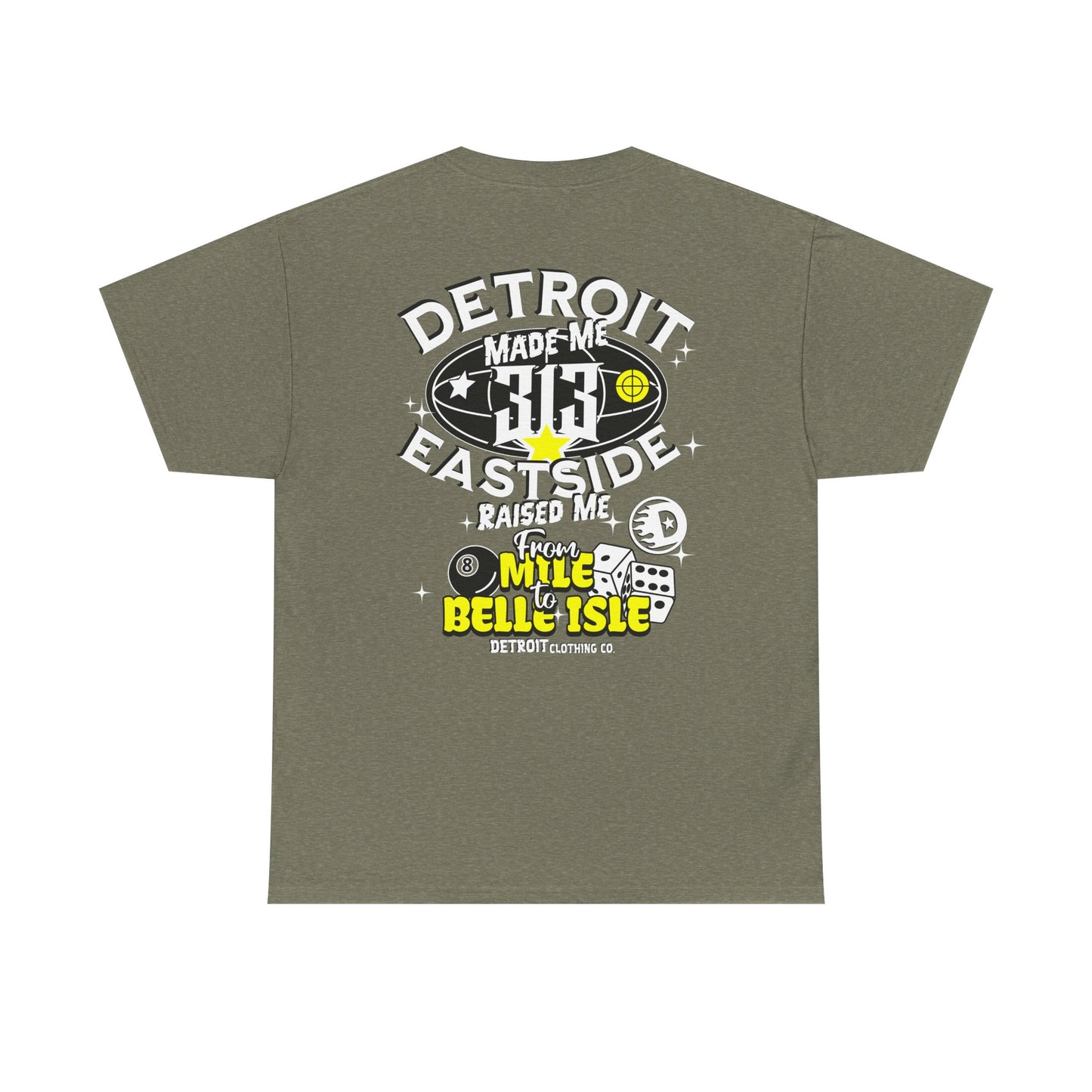 Detroit Clothing Unisex Tee - East Side Raised Me - Started In Detroit Clothing Co.