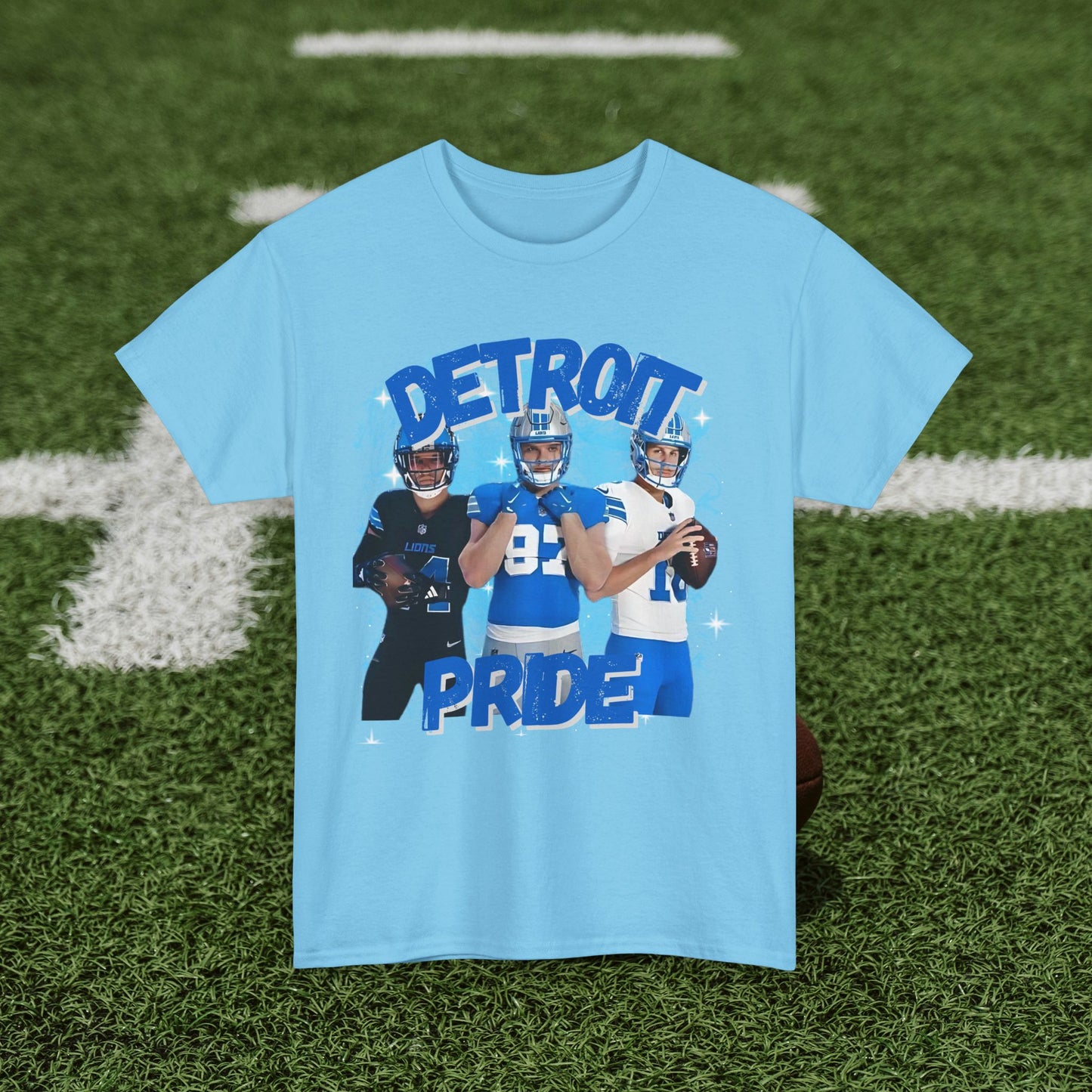 DETROIT FOOTBALL STARS Tee