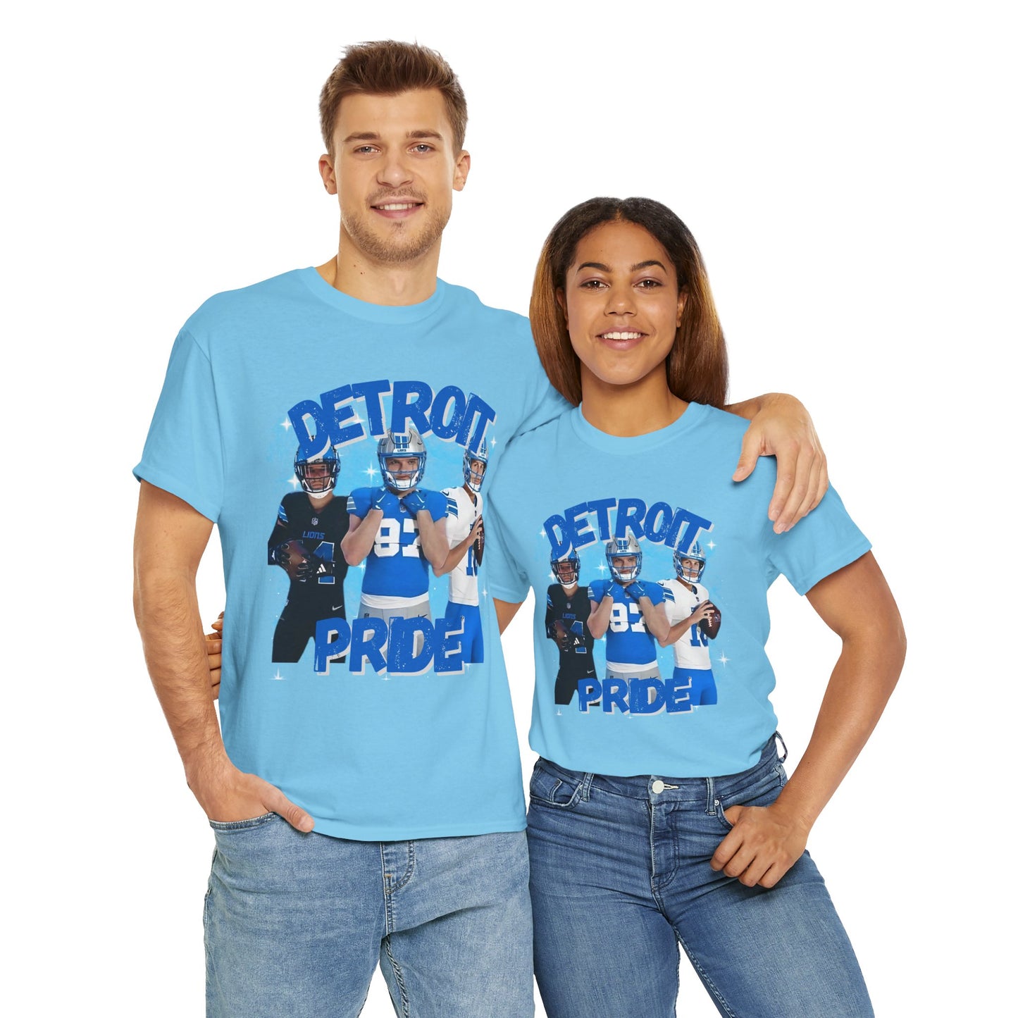 DETROIT FOOTBALL STARS Tee