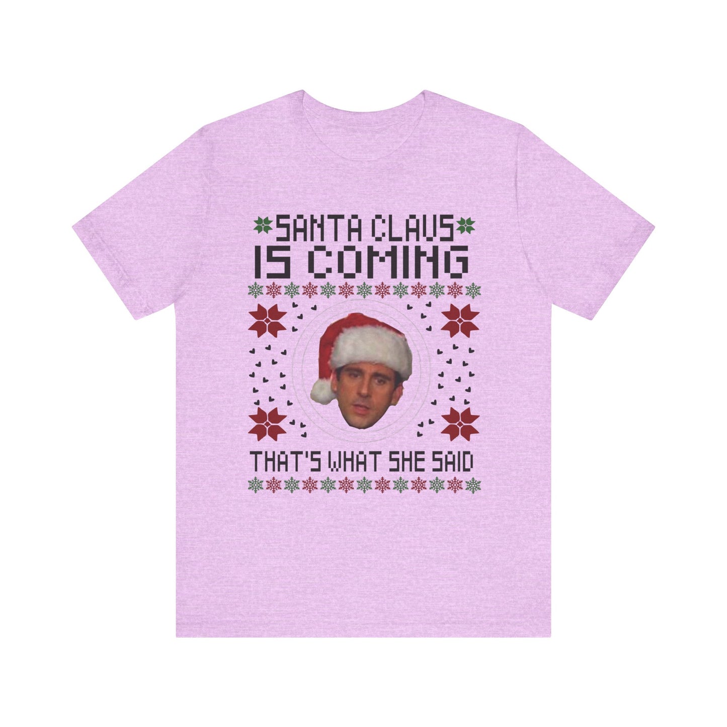 Santa Claus is Coming Steve Carrol Unisex Jersey Short Sleeve Tee