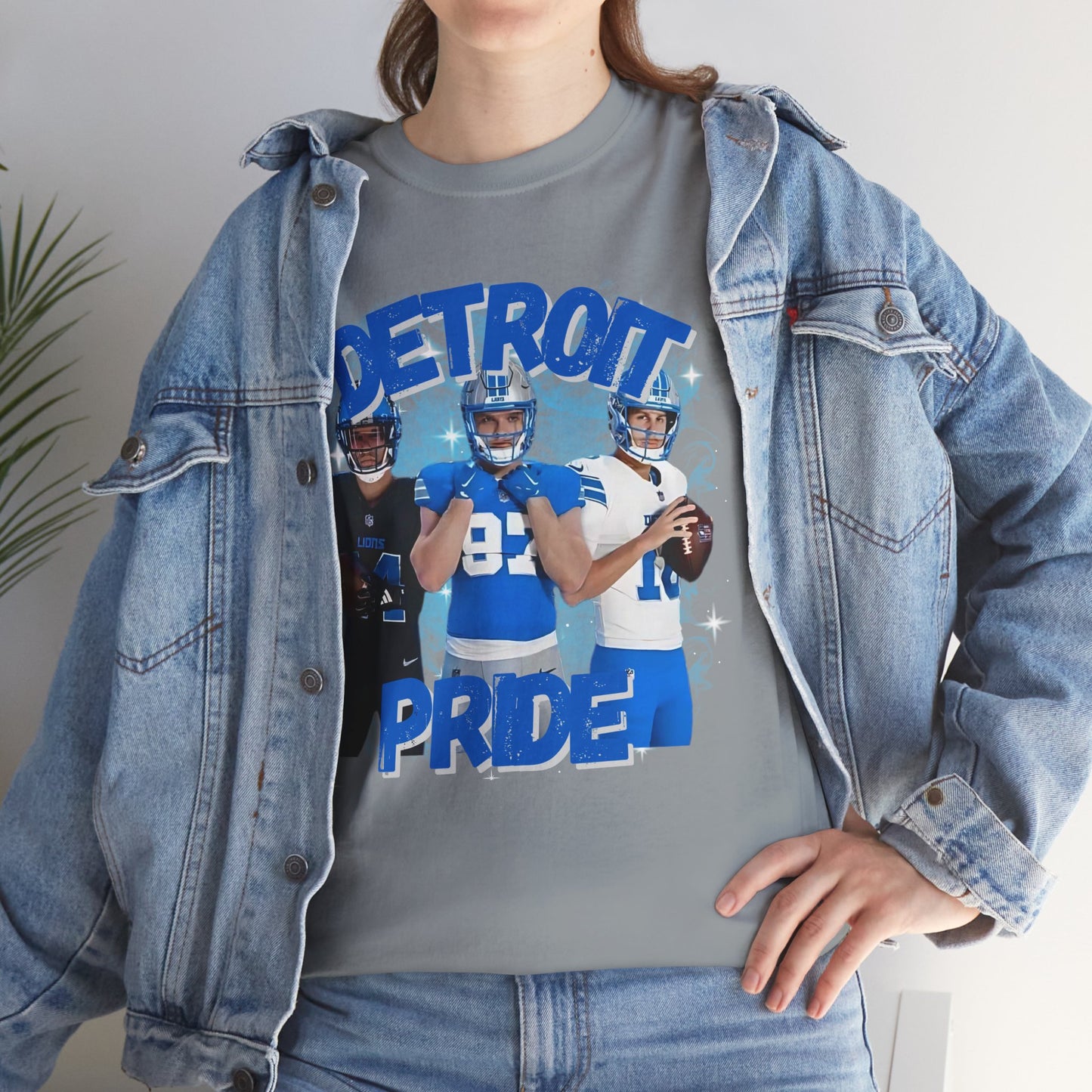 DETROIT FOOTBALL STARS Tee