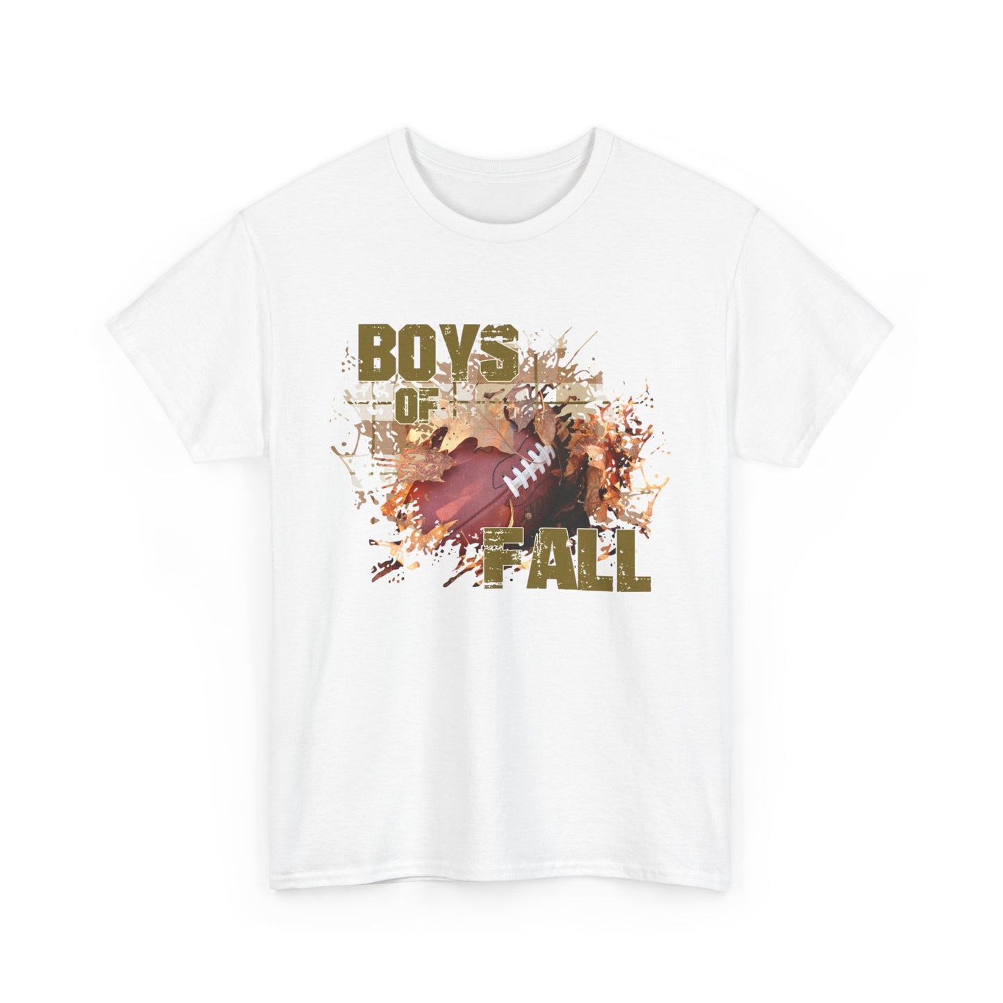 Boys of Fall Football Season Unisex Heavy Cotton Tee