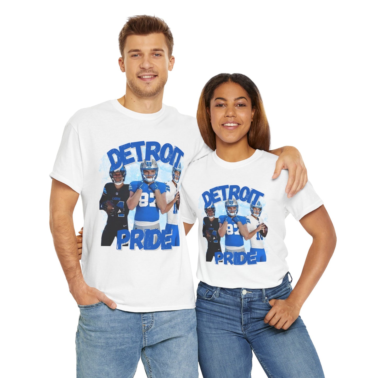 DETROIT FOOTBALL STARS Tee