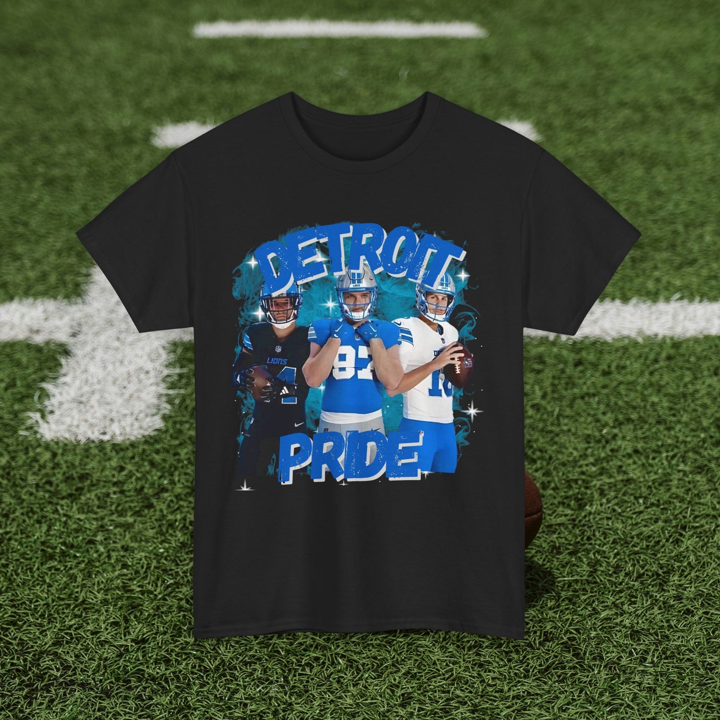 DETROIT FOOTBALL STARS Tee