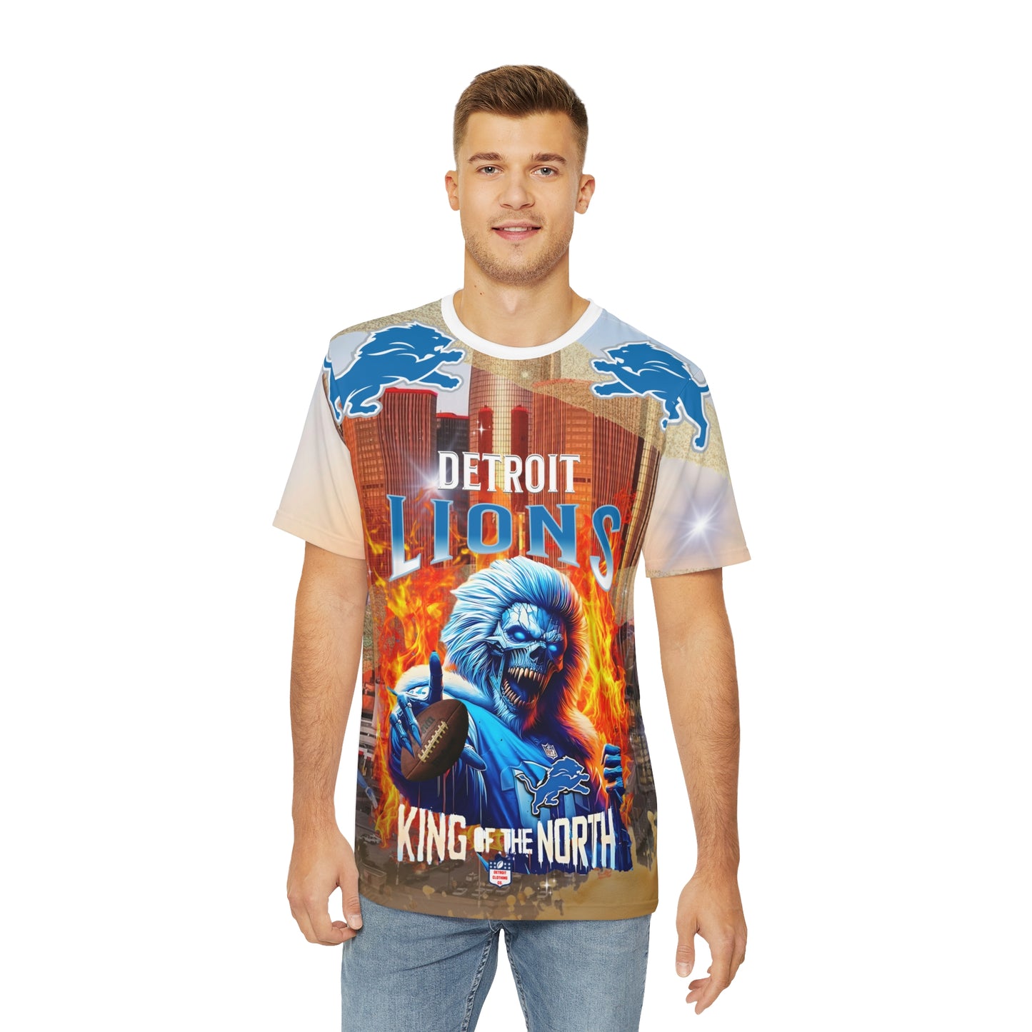 Polyester Tee - KING OF THE NORTH DETROIT Men's Tee