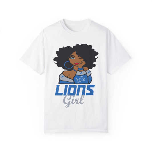 Lions Girl Garment-Dyed T-shirt