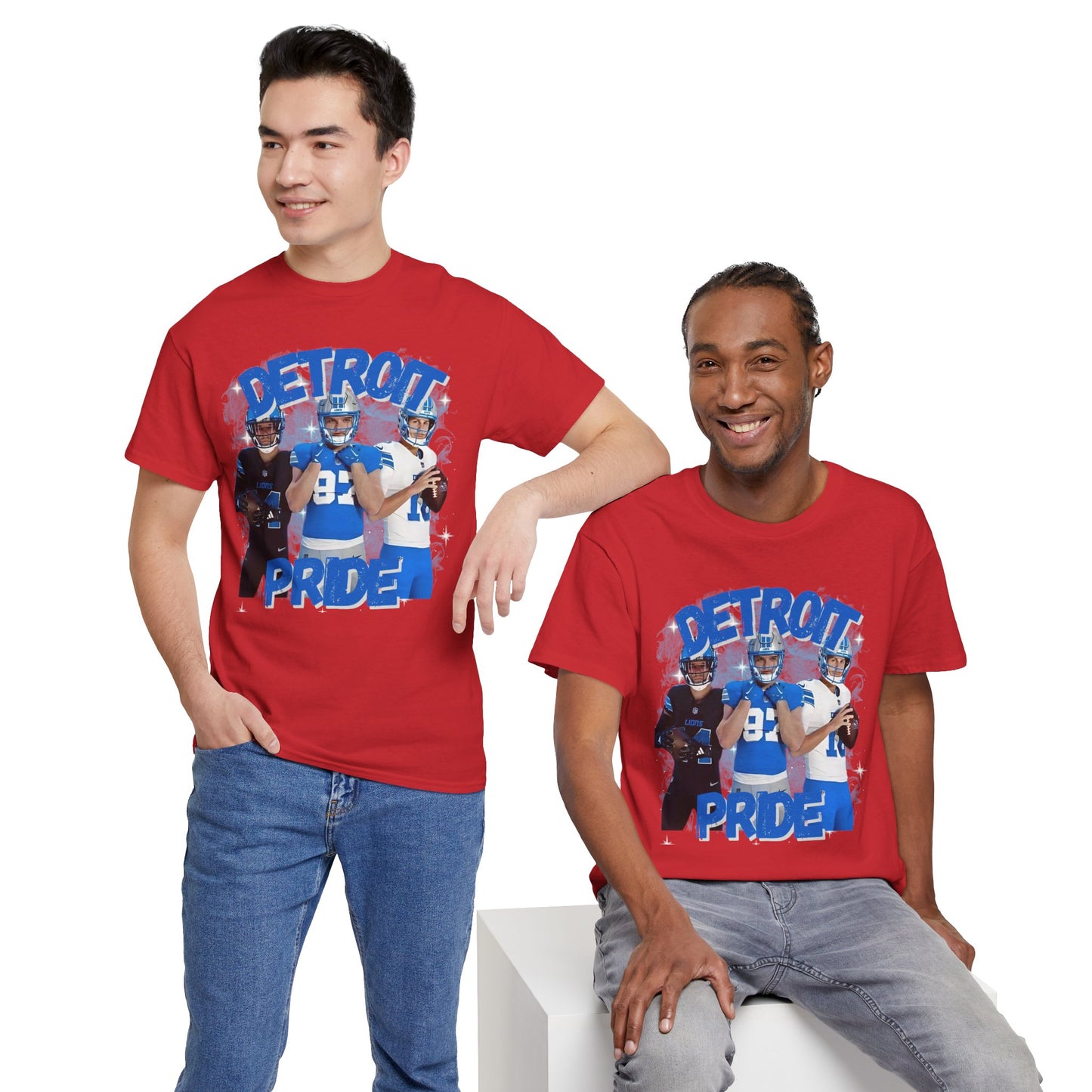 DETROIT FOOTBALL STARS Tee