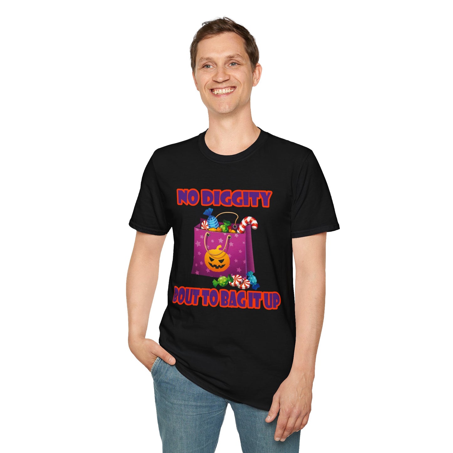 Halloween BOUT TO BAG IT UP Softstyle T-Shirt