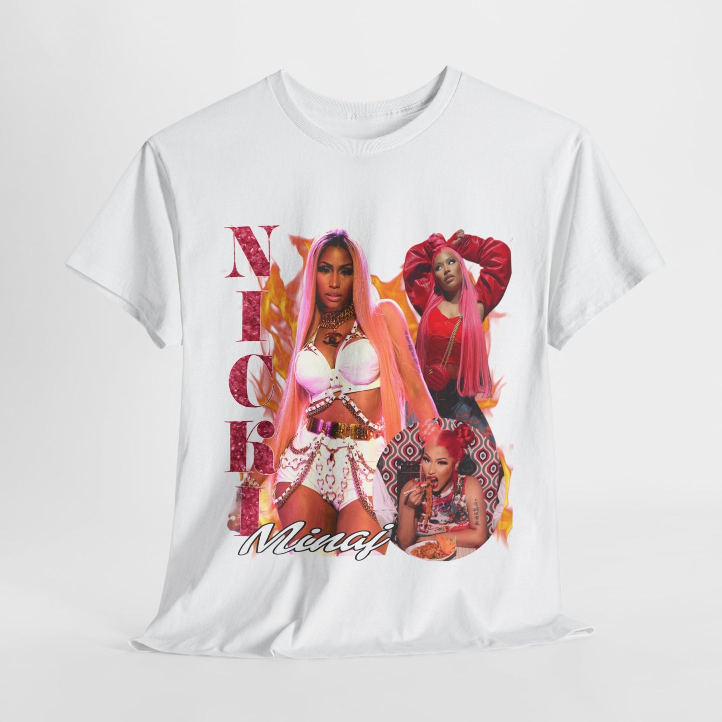 Nicki Minaj Bootleg Rap Concert Heavy Cotton Tee