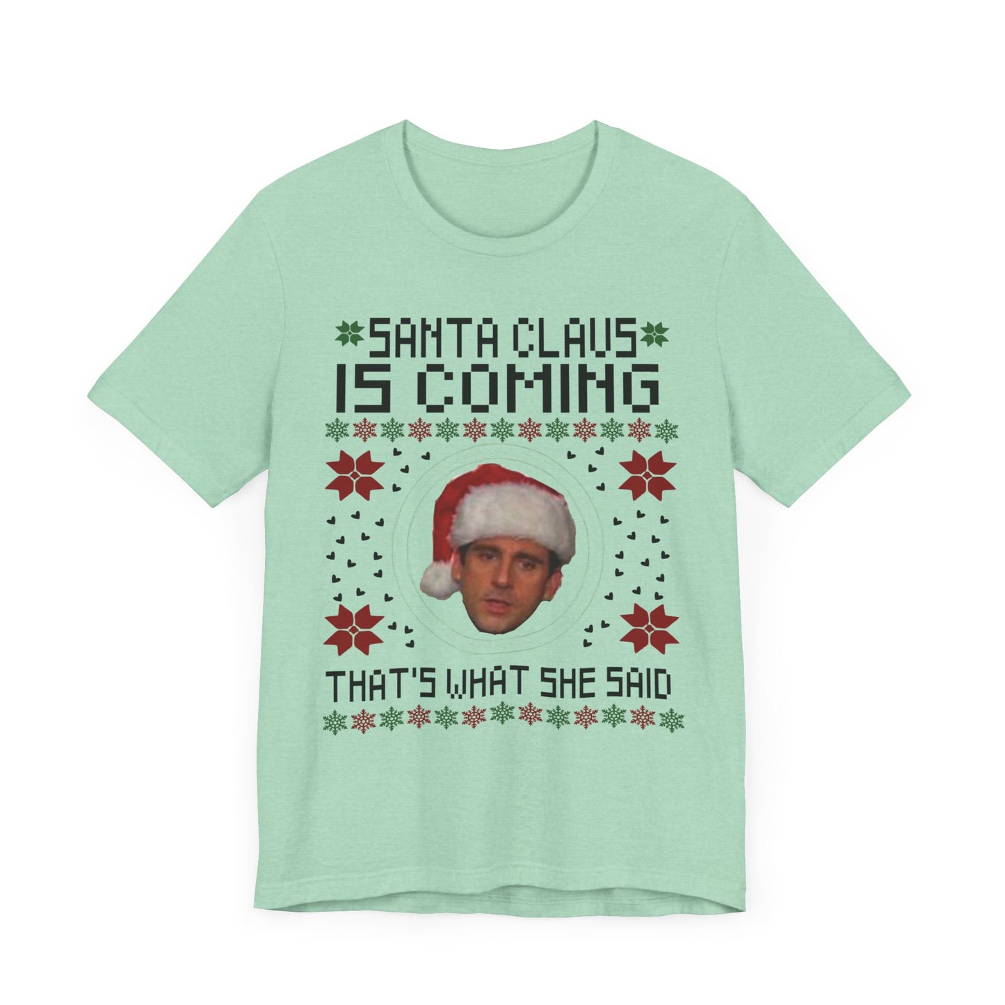 Santa Claus is Coming Steve Carrol Unisex Jersey Short Sleeve Tee