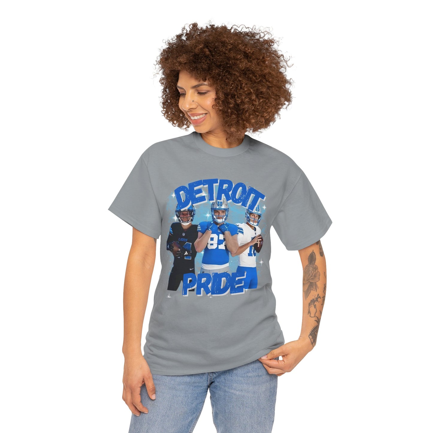 DETROIT FOOTBALL STARS Tee