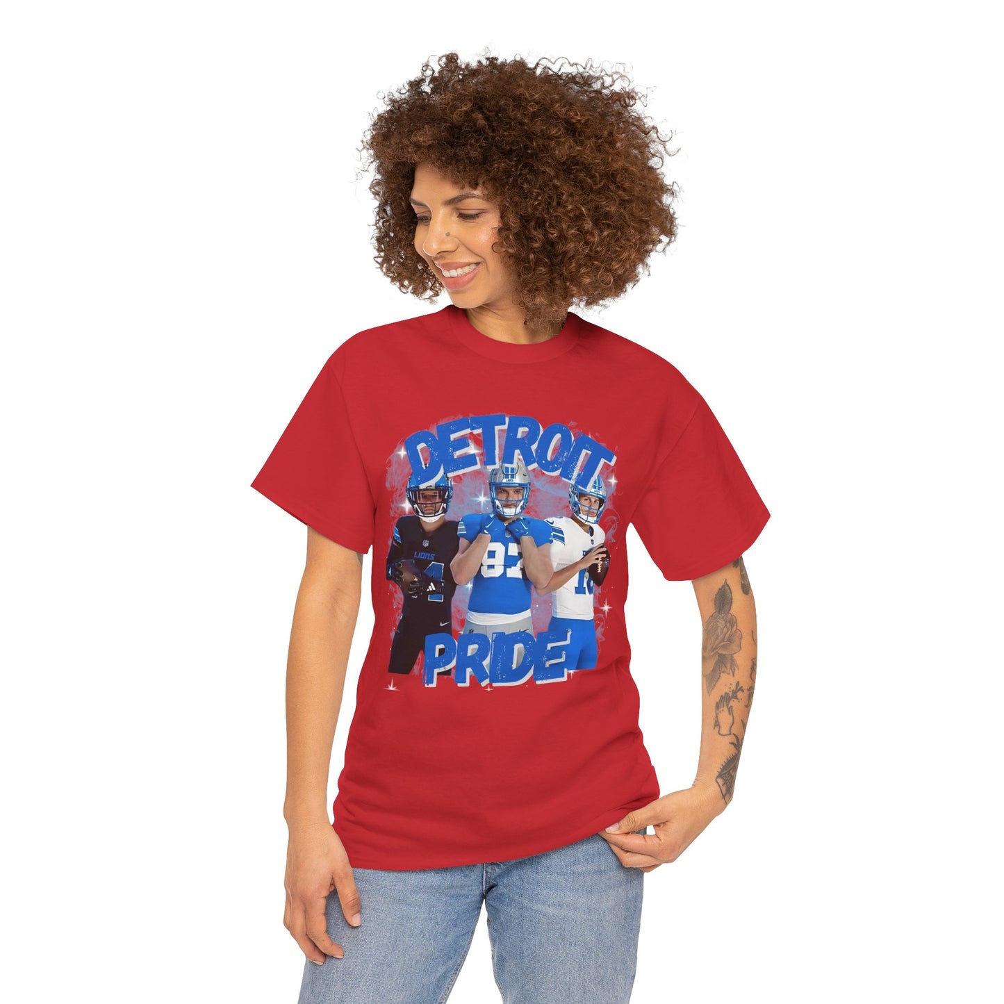 DETROIT FOOTBALL STARS Tee