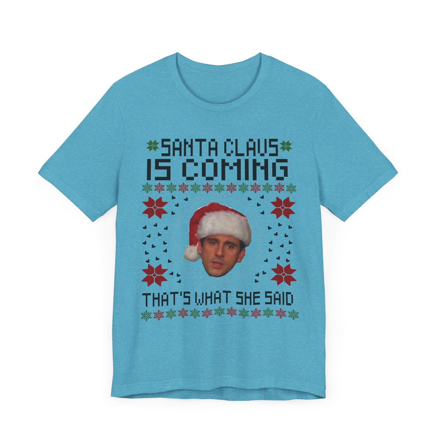 Santa Claus is Coming Steve Carrol Unisex Jersey Short Sleeve Tee