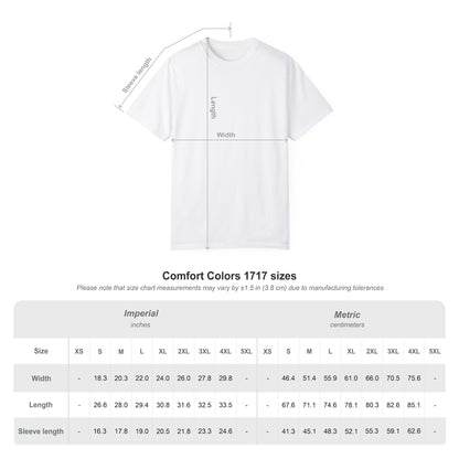 Detroit Baseball Tiger HIT DIFFERENT Unisex Garment-Dyed T-Shirt - Tiger Design - Started In Detroit Clothing Co.