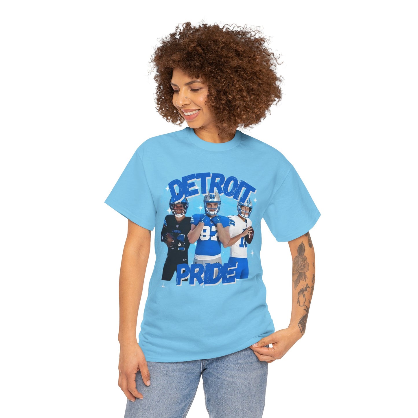 DETROIT FOOTBALL STARS Tee