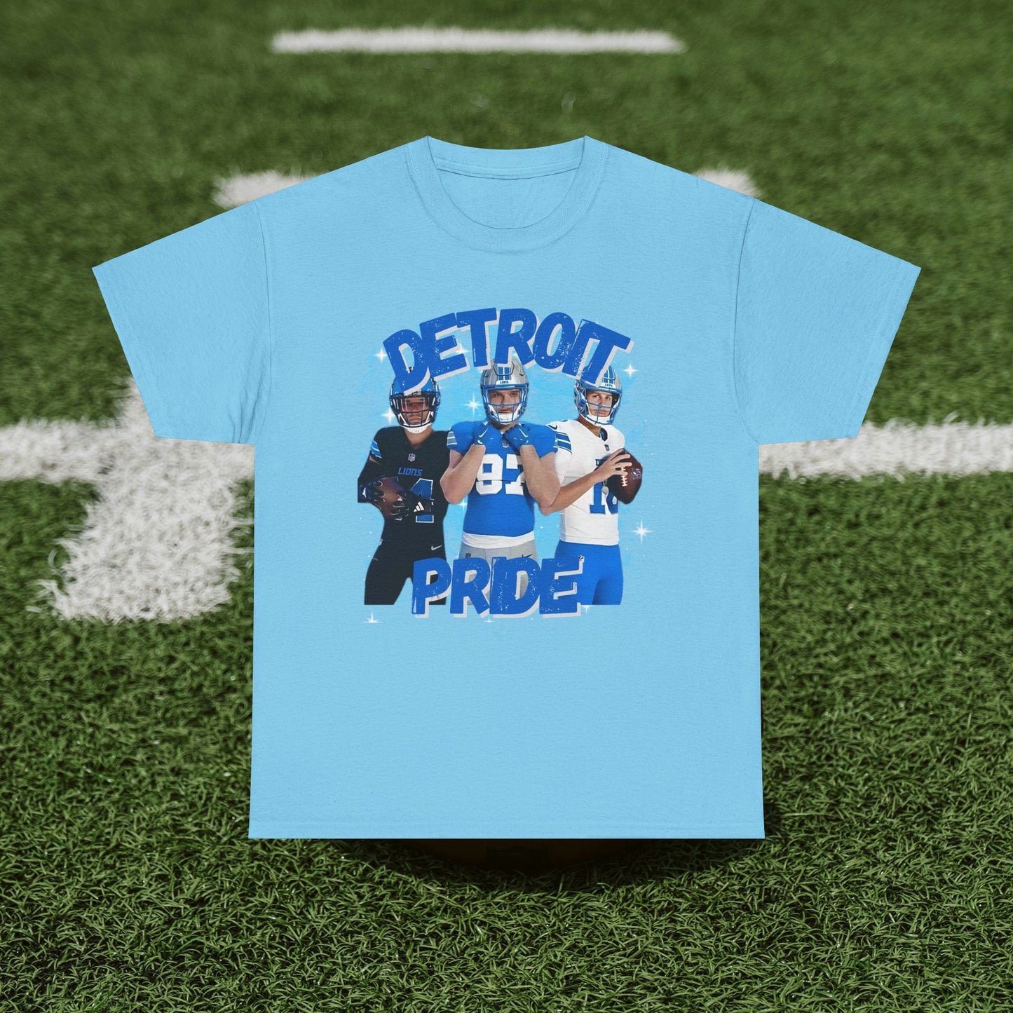 DETROIT FOOTBALL STARS Tee