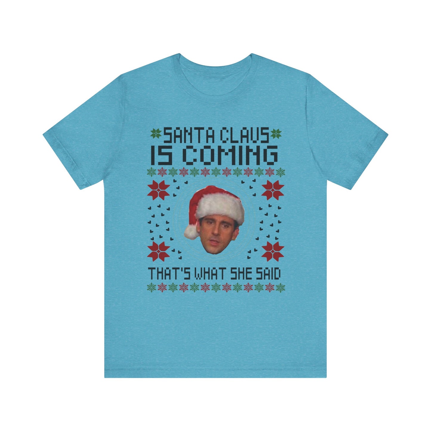 Santa Claus is Coming Steve Carrol Unisex Jersey Short Sleeve Tee