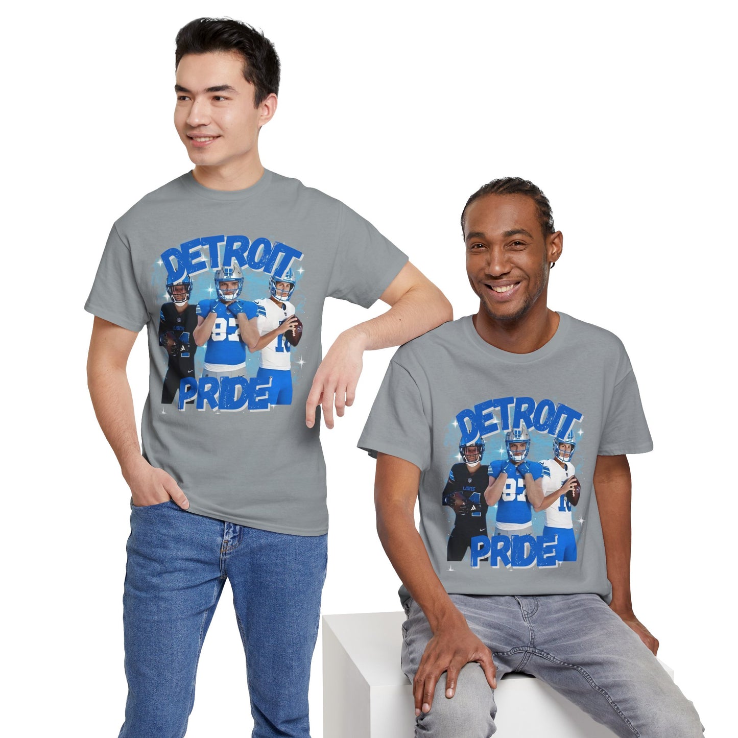 DETROIT FOOTBALL STARS Tee