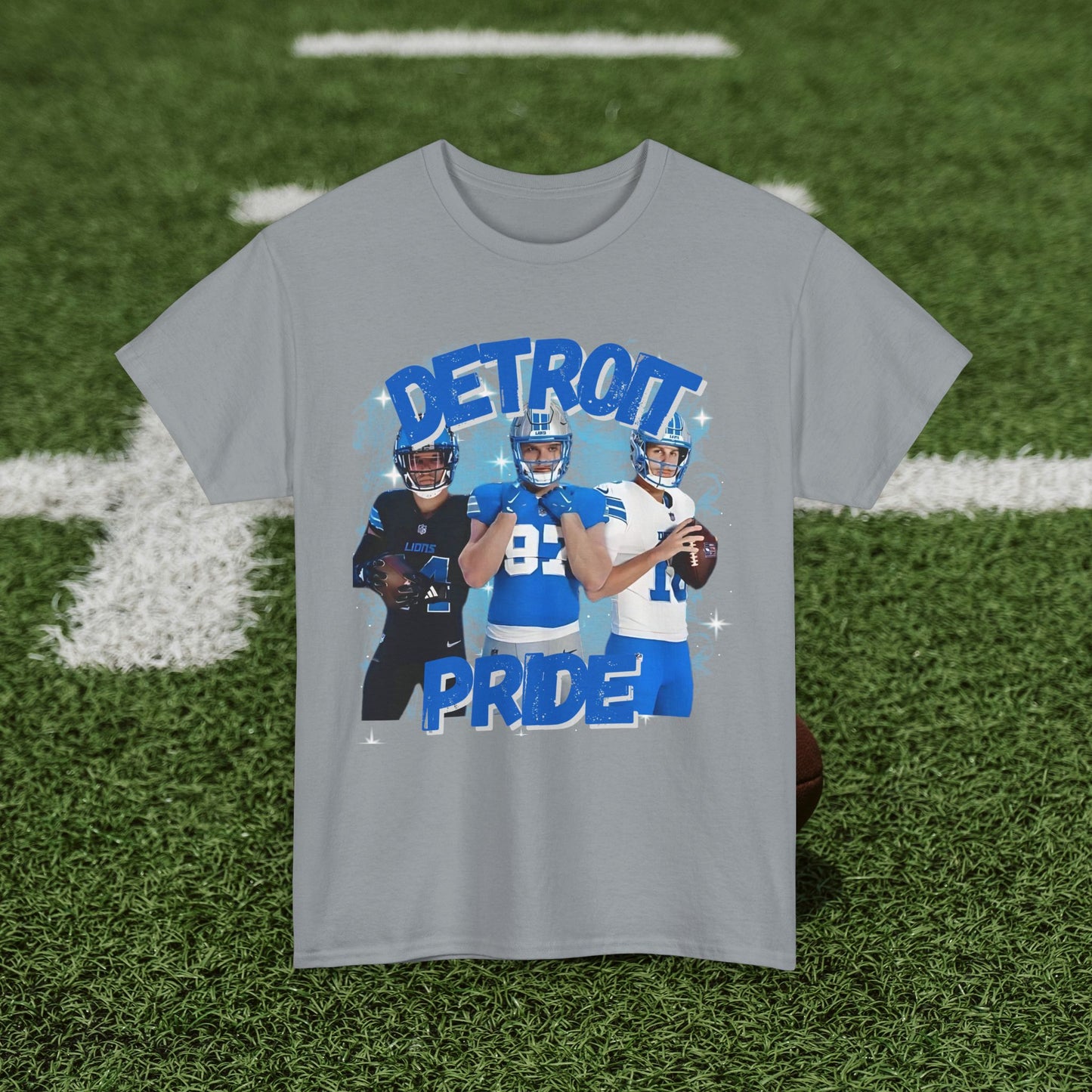 DETROIT FOOTBALL STARS Tee