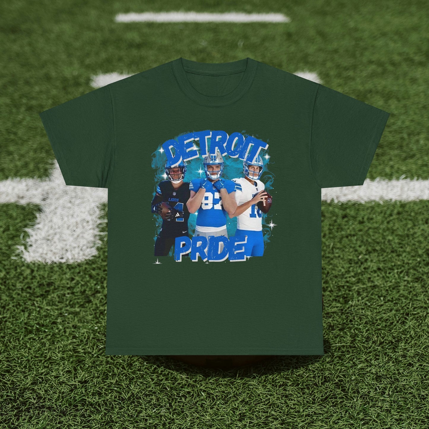 DETROIT FOOTBALL STARS Tee