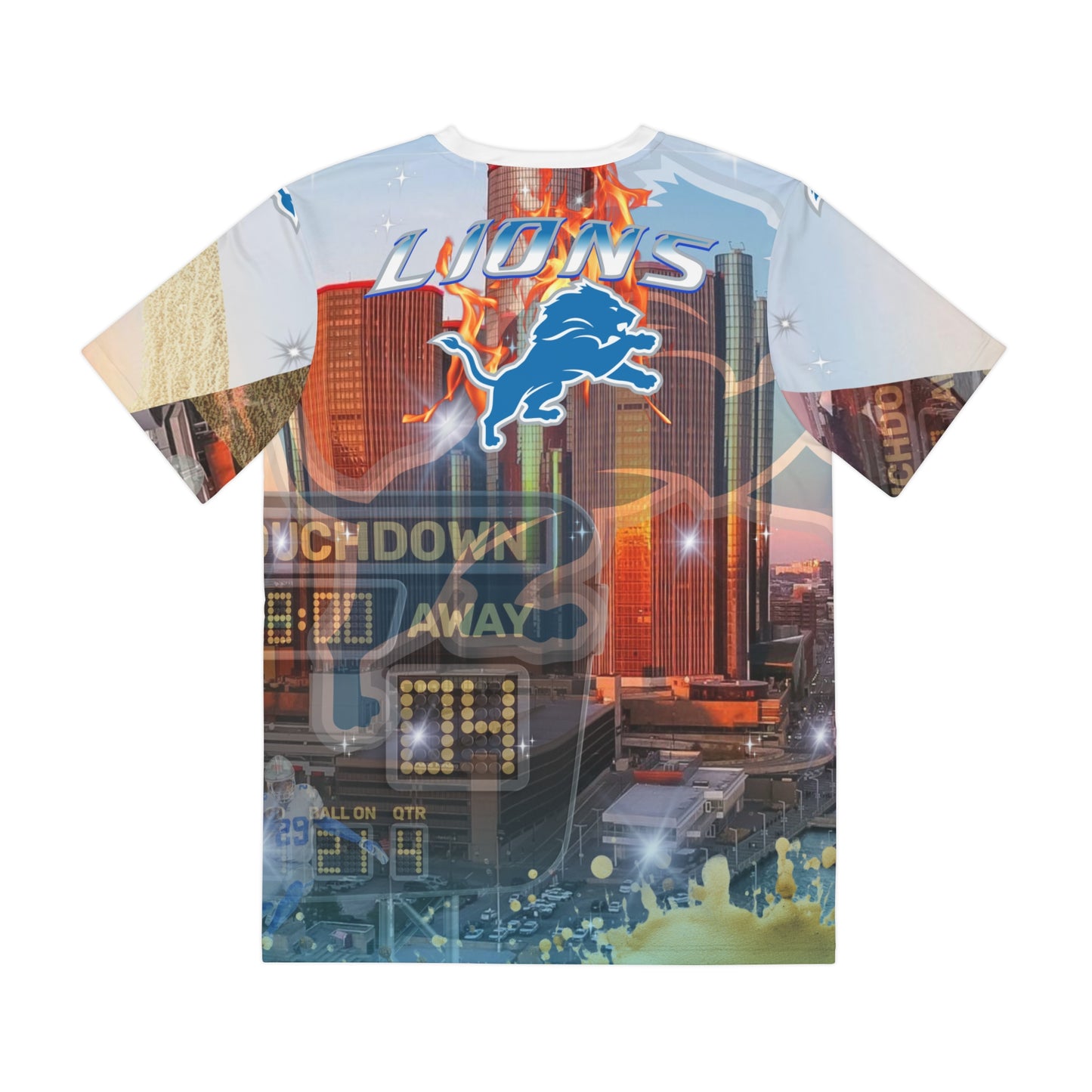 Polyester Tee - KING OF THE NORTH DETROIT Men's Tee