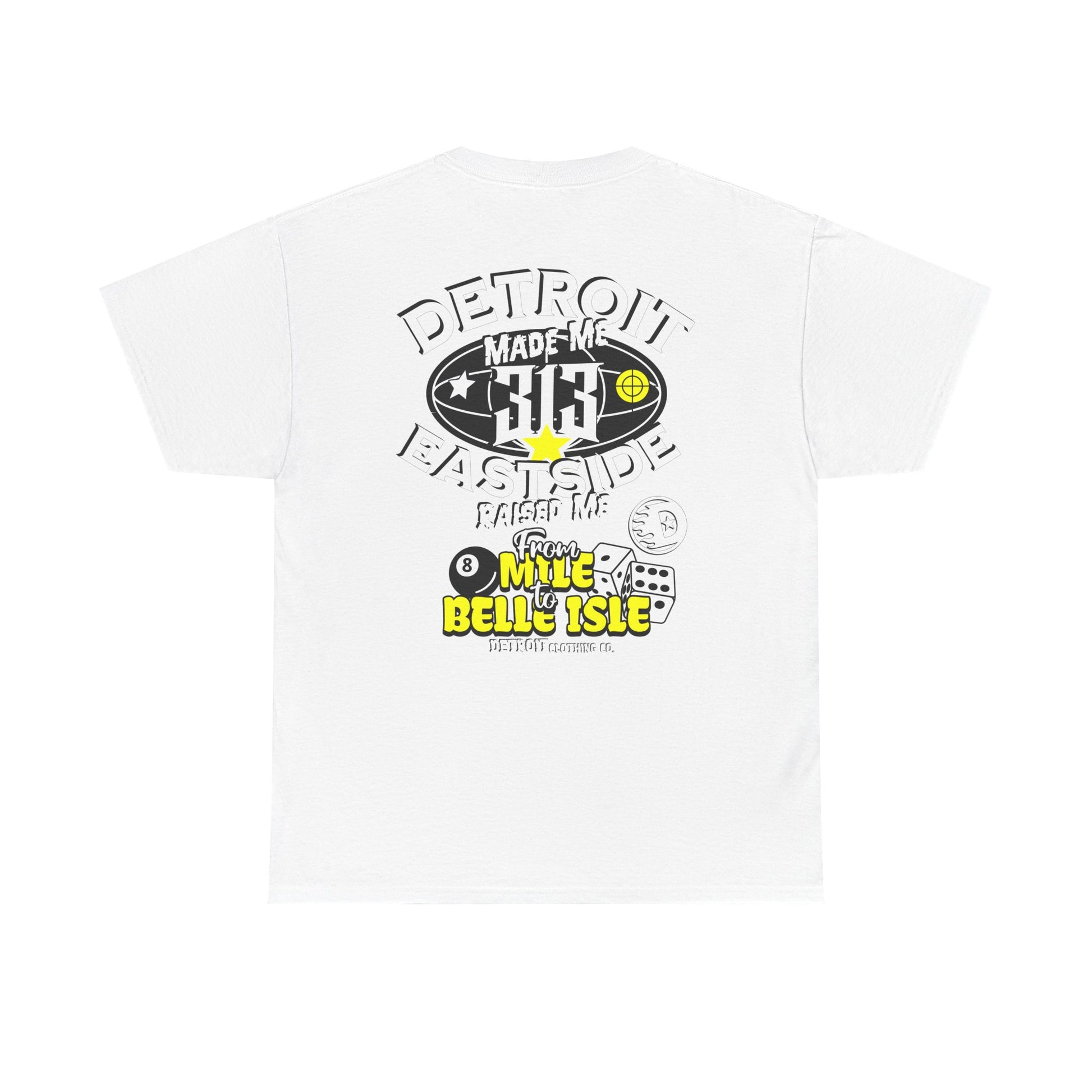 Detroit Clothing Unisex Tee - East Side Raised Me - Started In Detroit Clothing Co.