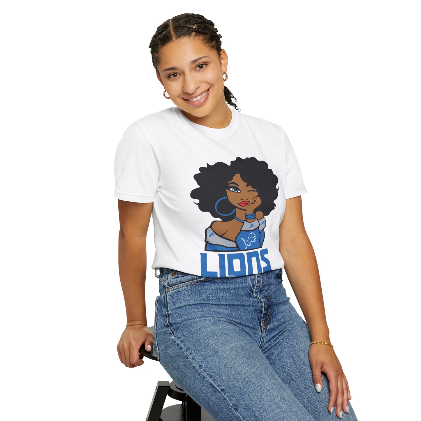 Lions Girl Garment-Dyed T-shirt