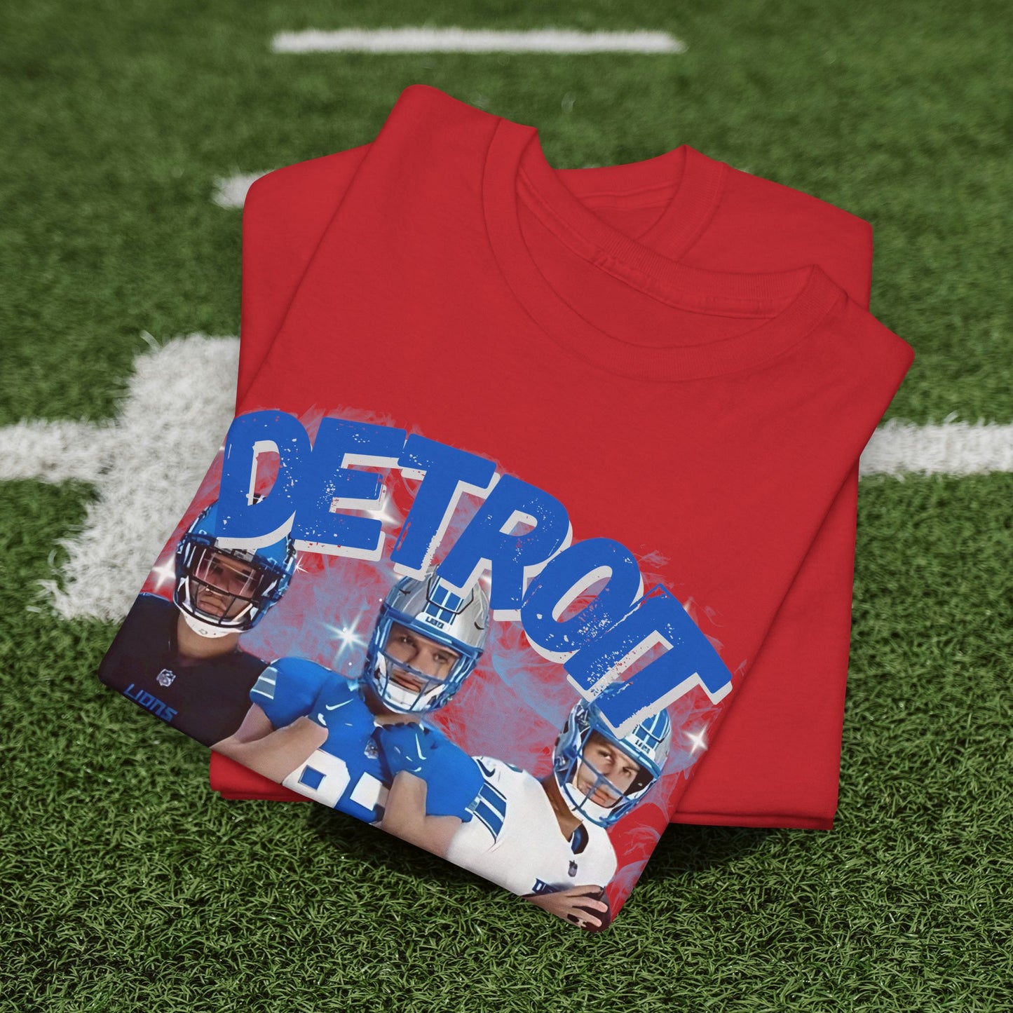 DETROIT FOOTBALL STARS Tee