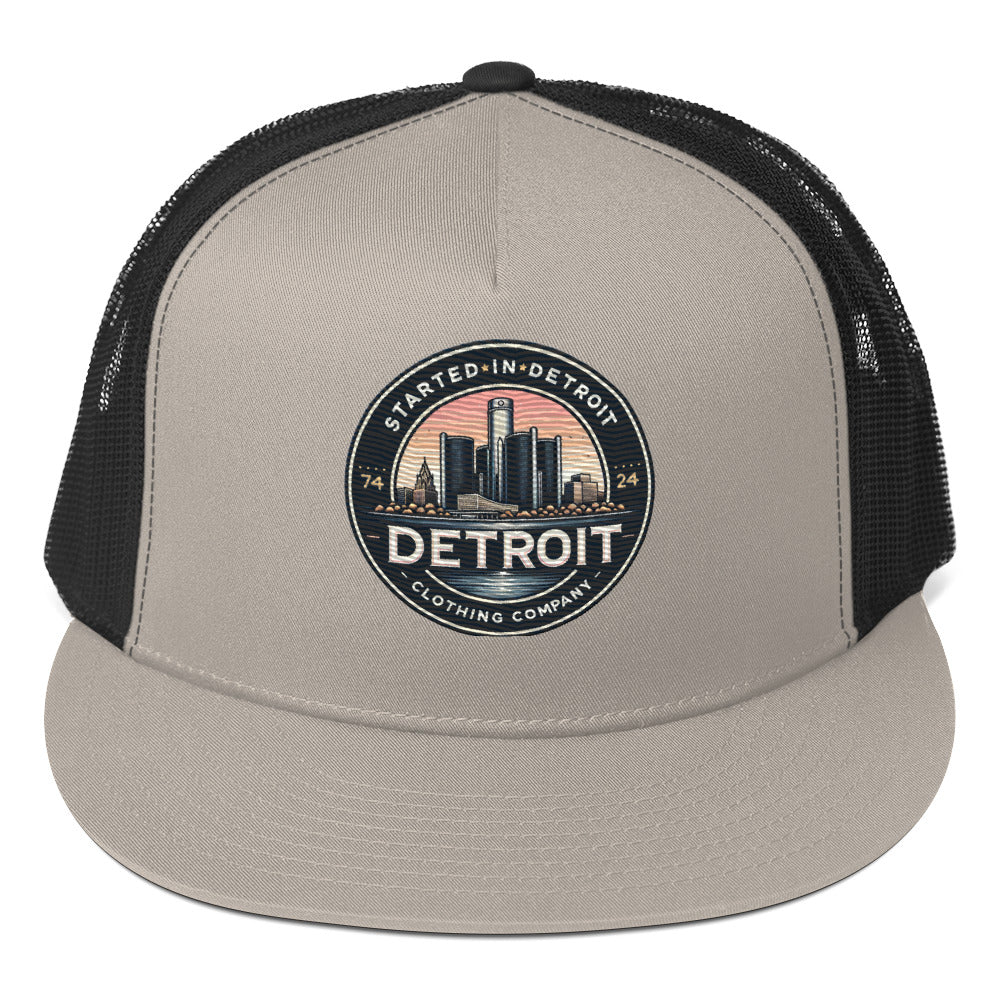 Started In DETROIT Renascence Logo Trucker Cap