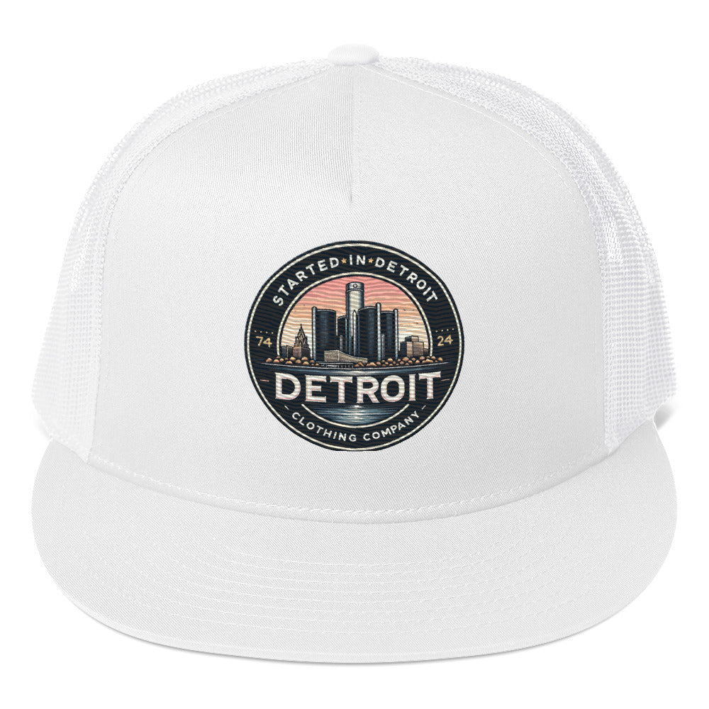 Started In DETROIT Renascence Logo Trucker Cap