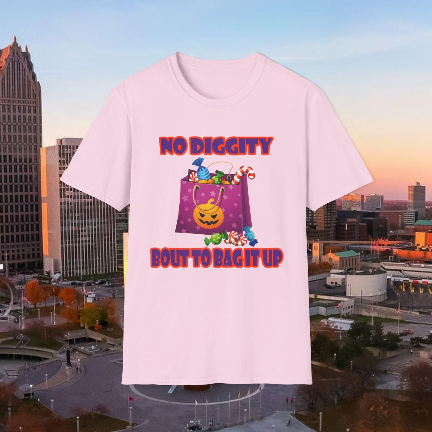 Halloween BOUT TO BAG IT UP Softstyle T-Shirt