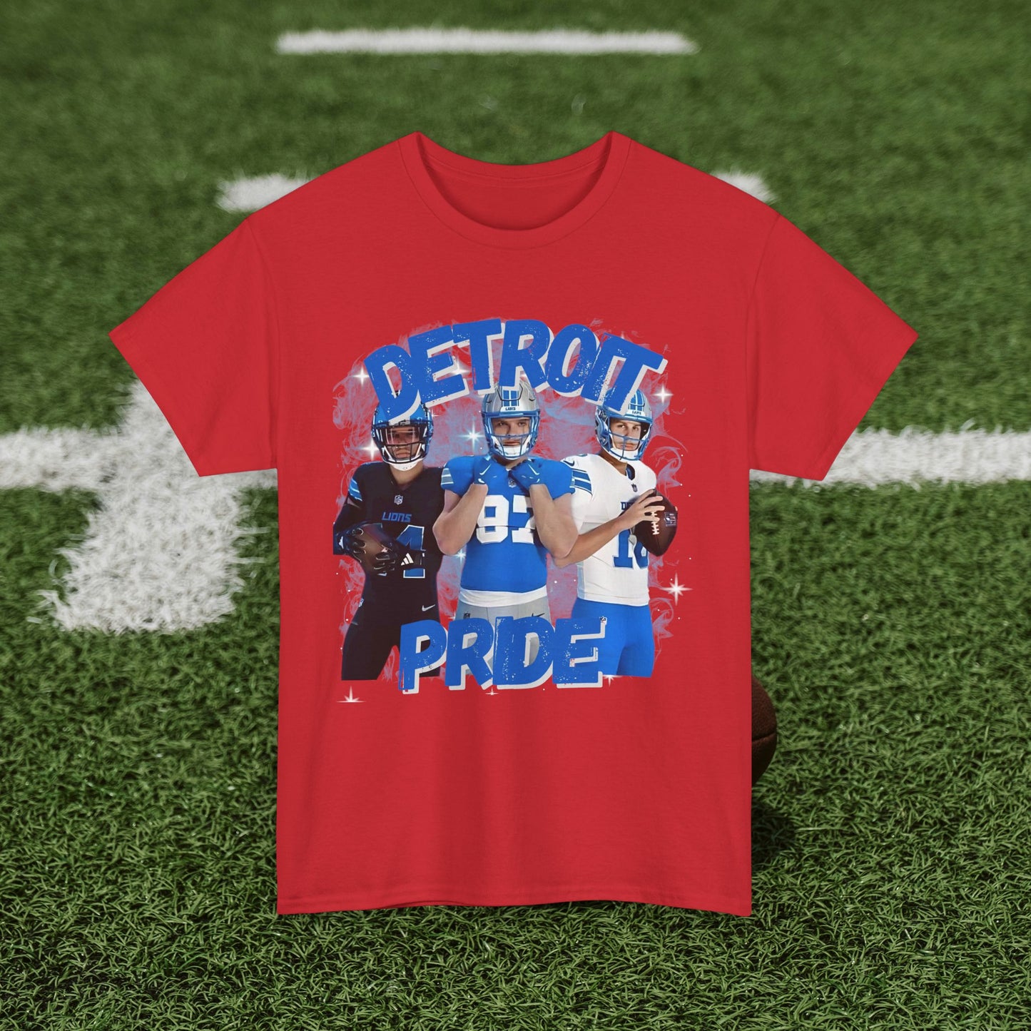 DETROIT FOOTBALL STARS Tee