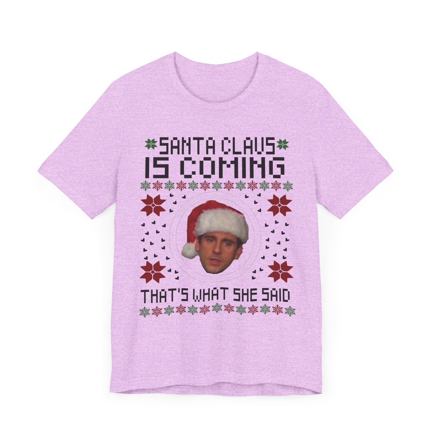 Santa Claus is Coming Steve Carrol Unisex Jersey Short Sleeve Tee