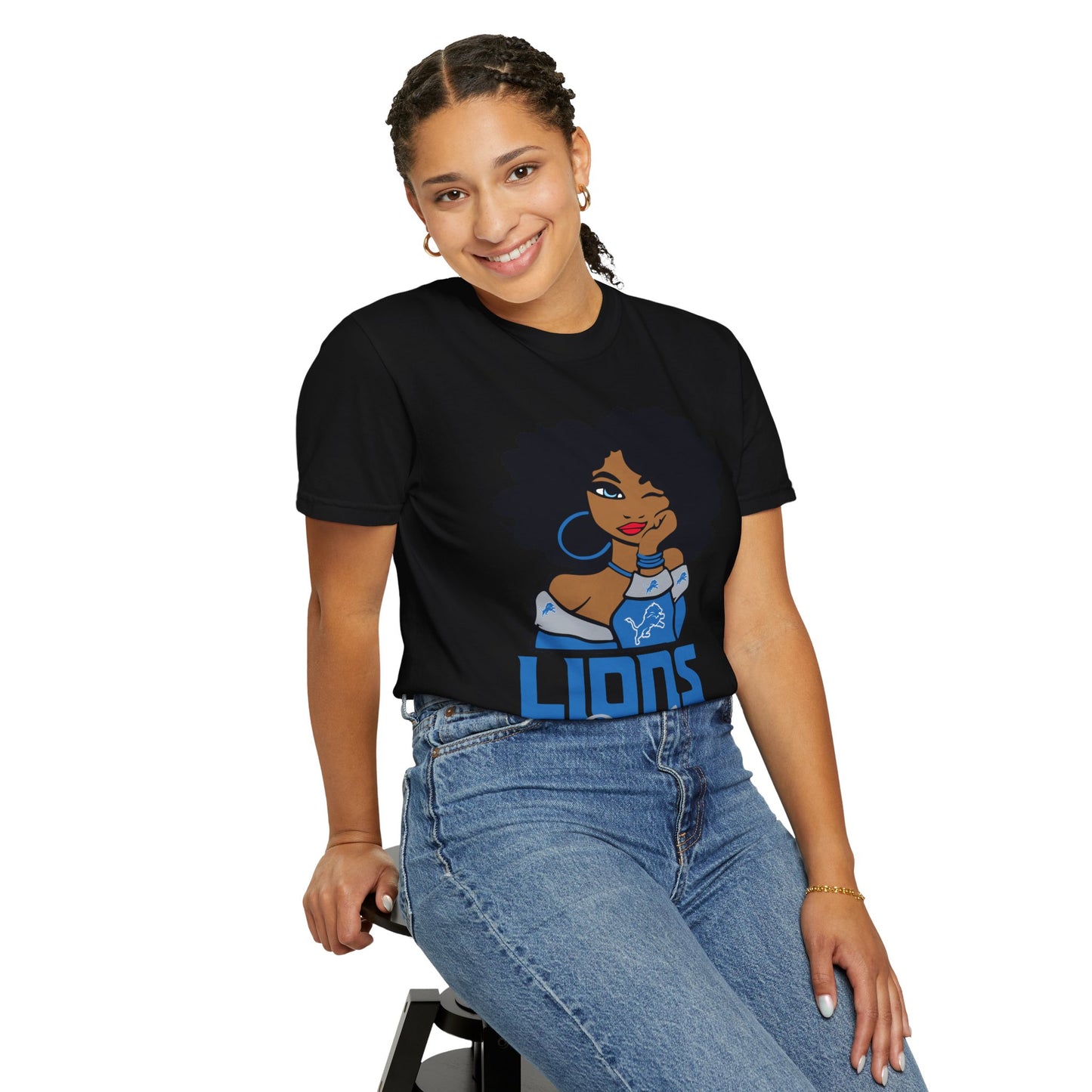 Lions Girl Garment-Dyed T-shirt