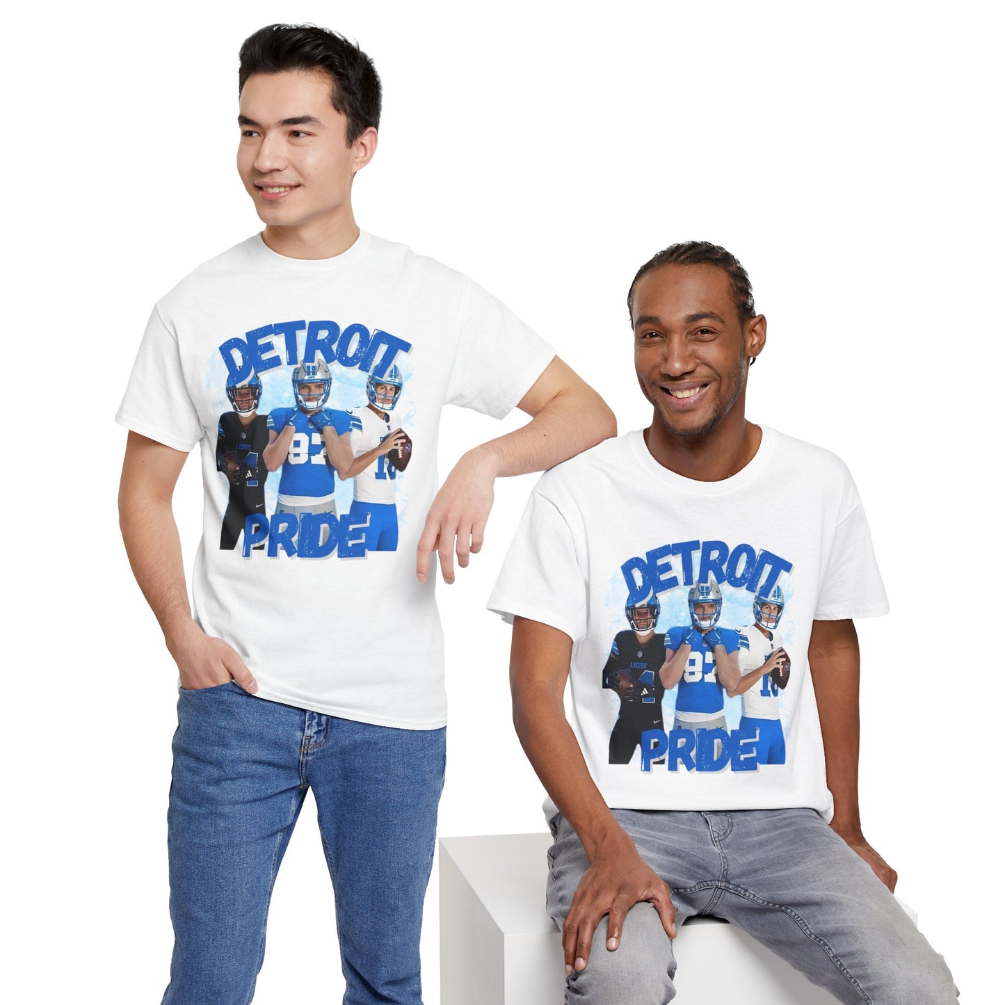 DETROIT FOOTBALL STARS Tee