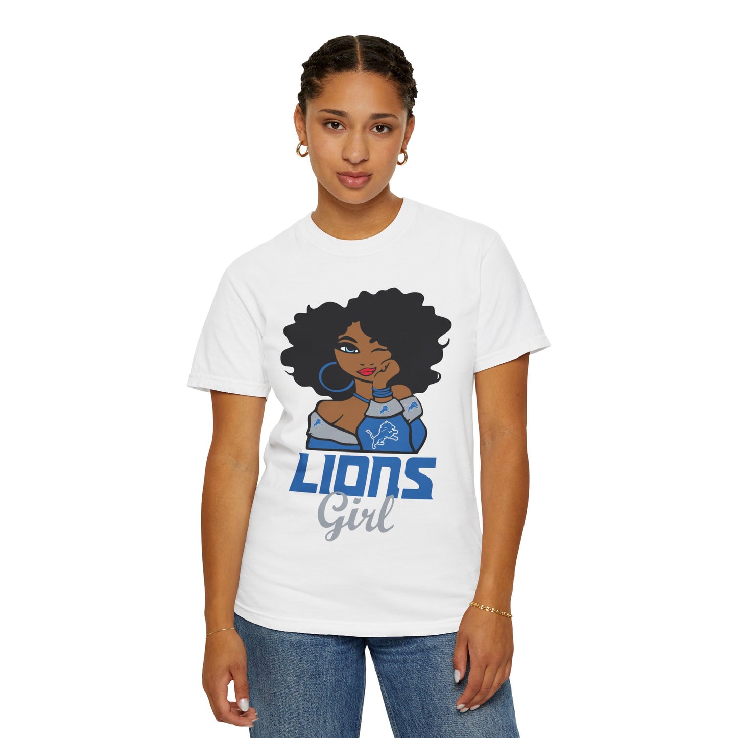 Lions Girl Garment-Dyed T-shirt